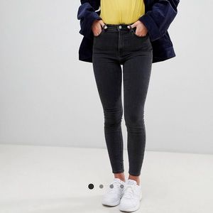 Weekday High Waist Skinny Jeans NWT Organic Cotton